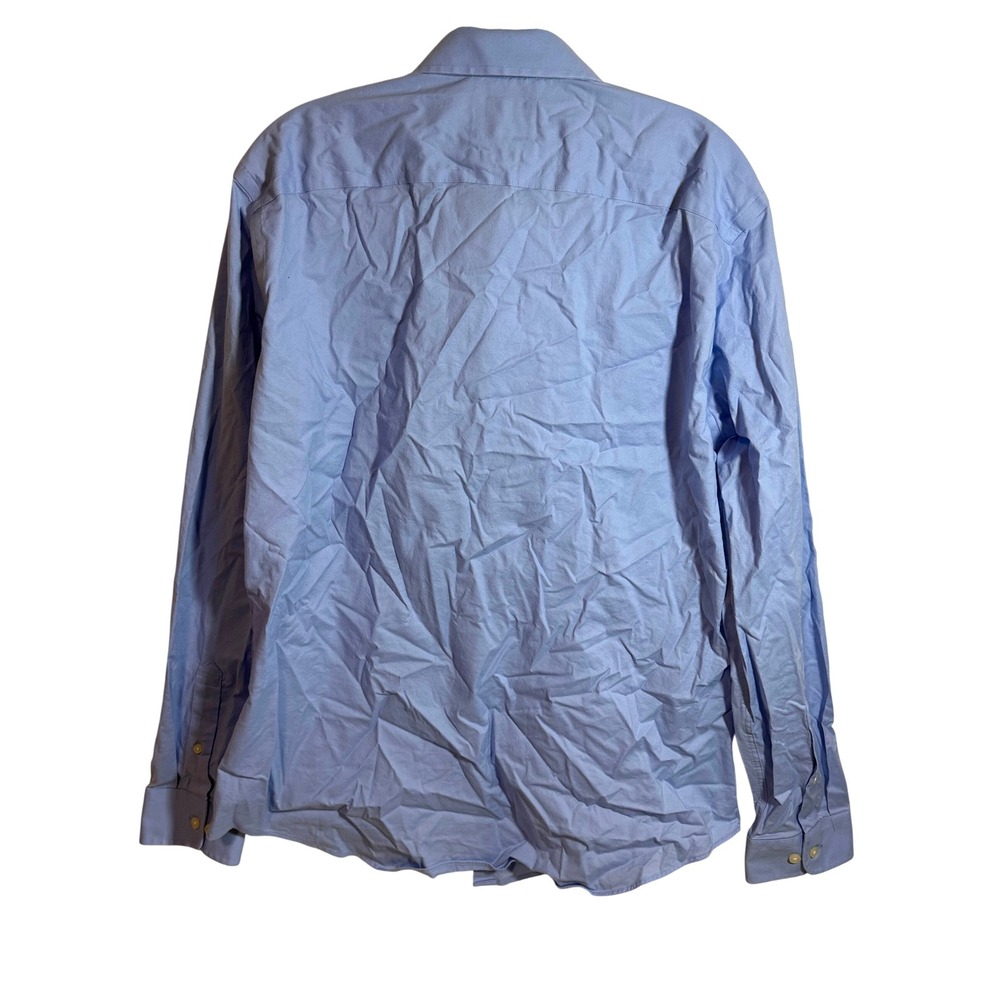 Goodfellow & Co Mens Slim Fit Long Sleeve Dress Shirt Light Blue‎ Size Large - Picture 2 of 7